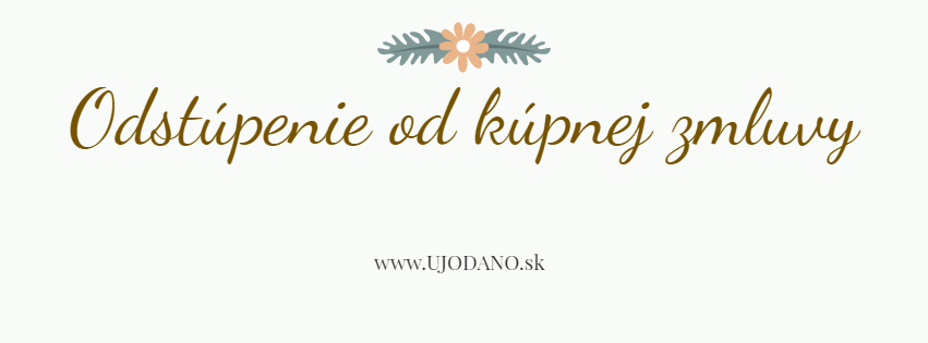 odstúpenie od kúpnej zmluvy ujodano.sk